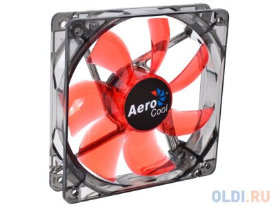  Aerocool Lightning 12  "Red Edition" ( ), 3+4 pin, 41.4 CFM, 1200 RPM,