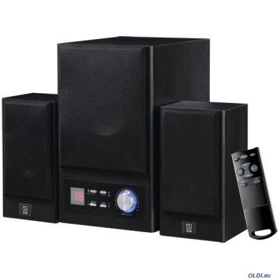  T&D TDE 261 - 2.1 systems, 44W, Sat-2x12W, SW-20W RMS, 45-20000Hz, S/N -45dB (SW - , S