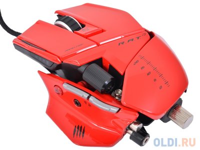  Mad Catz R.A.T.7 (MCB437080013/04/1) Glossy Red 6400dpi, 2013