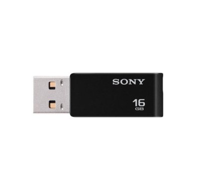   16GB USB Drive (USB 2.0) Sony USM16SA2 (On-The-Go, Black)