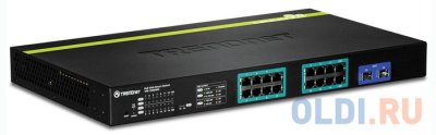  Trendnet TPE-1620WS 16-Port Gigabit Web Smart PoE + Switch