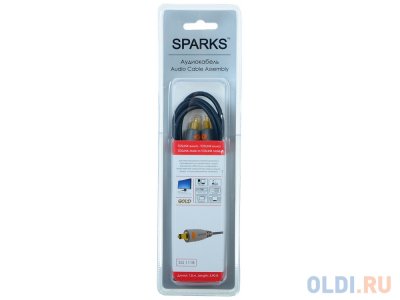    TOSLINK  -  1.8  Belsis SG1118 Sparks GOLD,  