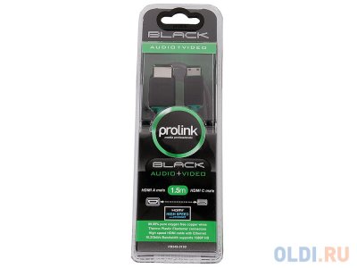  PROLINK High speed HDMI 2.0 with ethernet, Type A -Type C (mini), , 1,5 , 