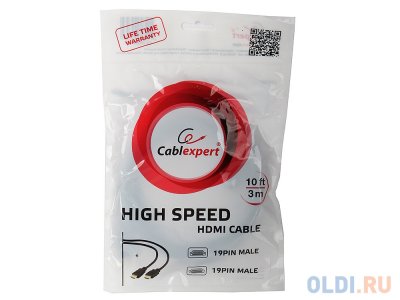  HDMI Gembird/Cablexpert, 3.0 , v1.3, 19M/19M, , ., ,  CC-HDMI-10