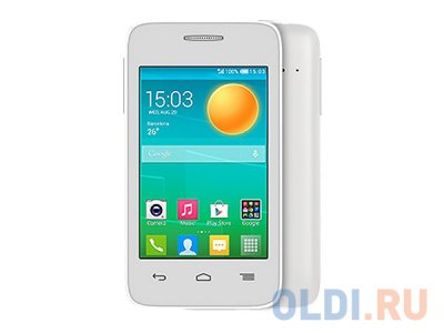  Alcatel OT4018D POP D1 (2 SIM) (White/Full White)