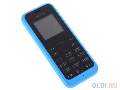   Nokia 105 DS Cyan 2Sim/1.4"" 128x128/384KB RAM/4MB/2G/800mAh