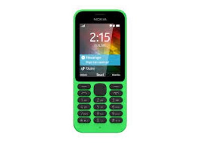   Nokia 215 DS Green 2Sim/2.4"" 320x240/8MB RAM/16MB/0.3Mpix/2G/BT/1100mAh