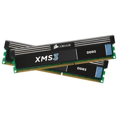  DDR3 8192Mb 1600MHz Corsair (CMX8GX3M2A1600C11) 2 RTL 2x4GB 11-11-11-30, 1.5V, XMS3 with Clas