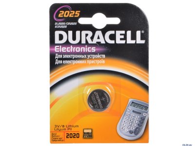  DURACELL CR2025 (10/100/9600)  1 