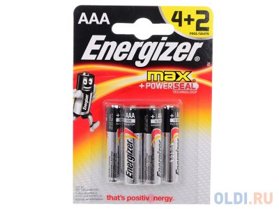  Energizer Maximum E300142400 LR03/E92 ( A), alkaline, FSB 6 .