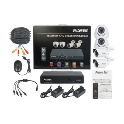   Falcon Eye FE-004H-KIT A500Gb , H264, Real time (D1), 