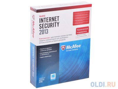  McAfee Internet Security 2013 3 PC - RU (BOXMIS139MB3RAA)