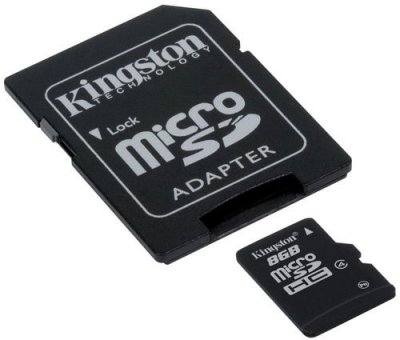   Kingston micro Secure Digital HC Class4 4Gb + Adapter