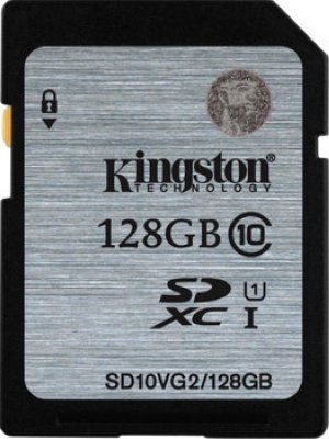   SecureDigital 128Gb Kingston Class10, UHS Class 1 (SD10VG2 / 128GB)