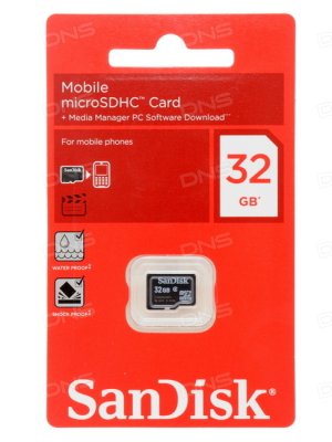   microSDHC Sandisk Extreme Action Sport Cam 32Gb Class10 (SDSQXNE-032G-GN6AA)