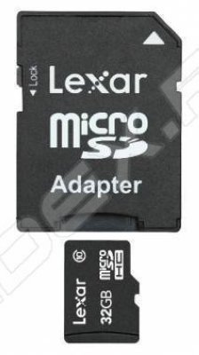   Lexar microSDHC 32Gb Class10 + SD  (LSDMI32GABEUC10A)