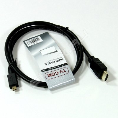  HDMI - microHDMI 1.8  (TV-COM CG583K-1.8M) ()