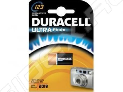   CR123A (Duracell DL123A Ultra)