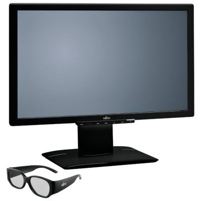  23" Fujitsu P23T-6 FPR Black IPS LED 5ms 16:9 DVI DispPort M/M 3D HAS Pivot 2M:1 250cd