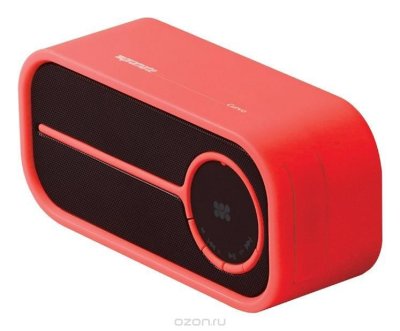 Promate Curvo, Red Bluetooth-