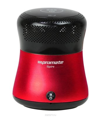 Promate Spire, Red Bluetooth-