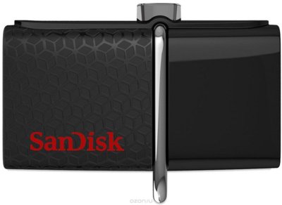 USB  Sandisk Ultra Dual 64Gb USB 3.0 (130/25 Mb/s)