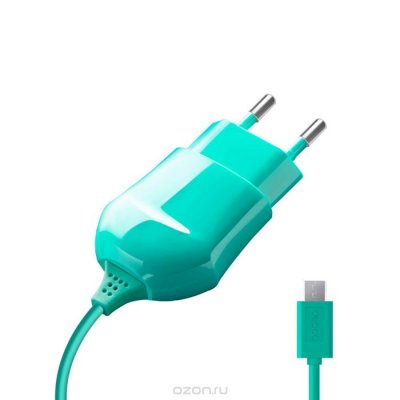   Deppa Classic microUSB 1A, Turquoise  