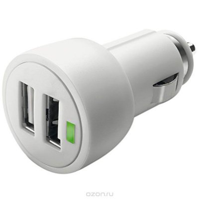 Cellular Line Dual USB Car Charger    (20296)