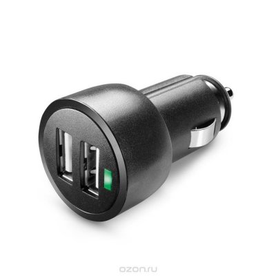 Cellular Line Car Charger Dual Ultra    (20326)