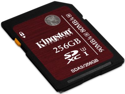   SDXC 256Gb Class10 Kingston UHS-I U3 Canvas React (SDR/256GB)