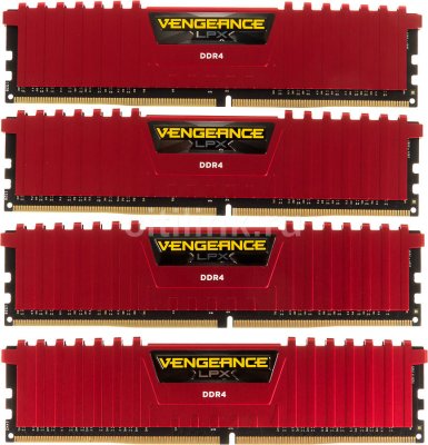  DDR4 4x4Gb 2400MHz Corsair CMK16GX4M4A2400C14R RTL PC4-19200 CL14 DIMM 288-pin 1.2 