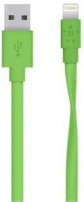  Belkin Mixit Flat Lightning to USB, Green F8J148bt04-GRN