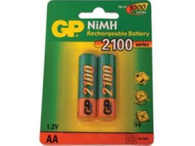  GP 210AAHC (1,2V) 2100mAh 2  size AA Ni-Mh