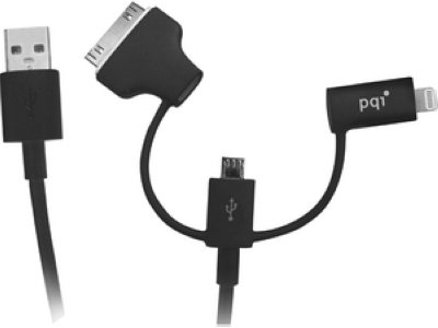  PQI i-Cable Multi-Plug Black