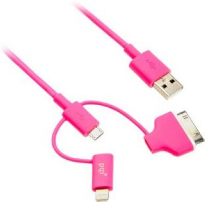  PQI i-Cable Multi-Plug Pink