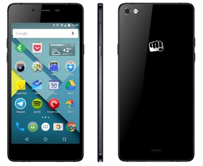   Micromax Q450 Canvas Sliver 5 Black