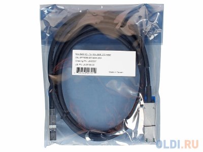  LSI CBL-SFF8644-8088-20M (LSI00337)  2 ,: SFF8644()-SFF8088(.