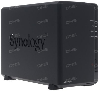  Synology DS216play Disk Station (2x3.5" HDD SATA, 0 / 1 / GbLAN, USB3.0, USB2.0)