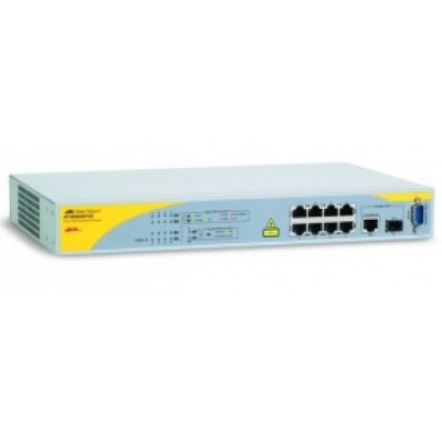  Allied Telesis AT-8000/8POE-50 8-port POE Manged Switch with One 10/100/1000T / SFP combo