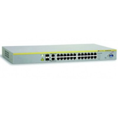  Allied Telesis AT-8000S/24POE-50 24 Port POE Stackable Managed Switch, Two 10/100/1000T /