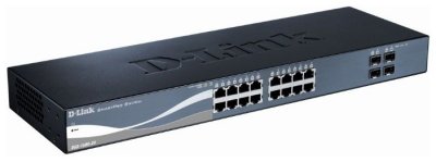  D-Link DGS-1500-20  WebSmartPro  16  10/100/1000Base-T + 4  100