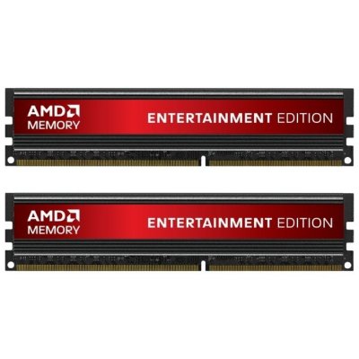   AMD Entertainment Edition DDR3 1600 DIMM 16GB Kit (8GB x 2) with Heat Shield RTL