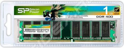   Silicon Power DDR DIMM 1GB SP001GBLDU400O02 PC-3200, 400MHz