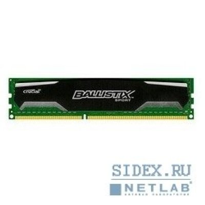   Crucial DDR3 2GB (PC3-12800) 1600MHz [BLS2G3D1609DS1S00CEU] Ballistix Sport CL09