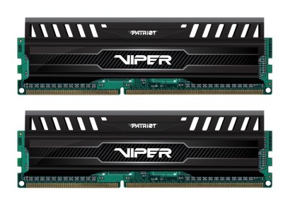   Patriot Memory Viper DDR3 DIMM 1866Mhz PC3-15000 - 8Gb KIT (2x4Gb) PV38G186C0K