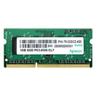   Apacer DDR3 1066 ECC SO-DIMM 1Gb