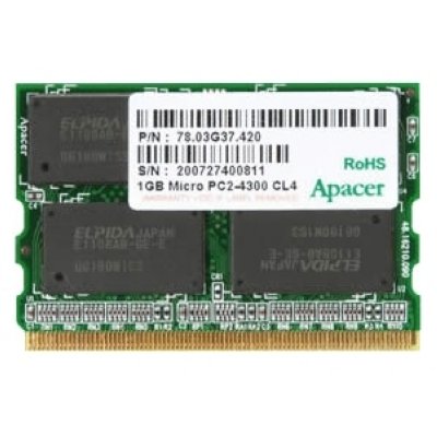   Apacer DDR2 533 MicroDIMM 1Gb