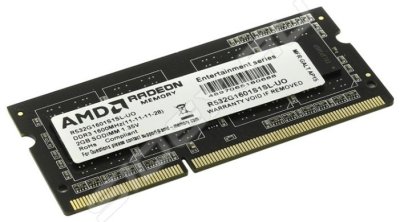  DDR3 2Gb 1600MHz AMD R532G1601S1SL-UO OEM PC3-12800 CL11 SO-DIMM 204-pin 1.35 