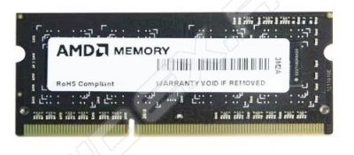  DDR3 4Gb 1600MHz AMD R534G1601S1SL-UO OEM PC3-12800 CL11 SO-DIMM 204-pin 1.35 