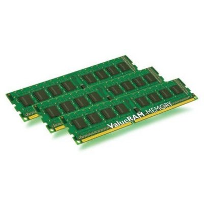  DDR3 6Gb 1333MHz ECC Reg w/Par CL9 Kit of 3 SR x4 w/Sen Intel KVR1333D3S4R9SK3/6GI